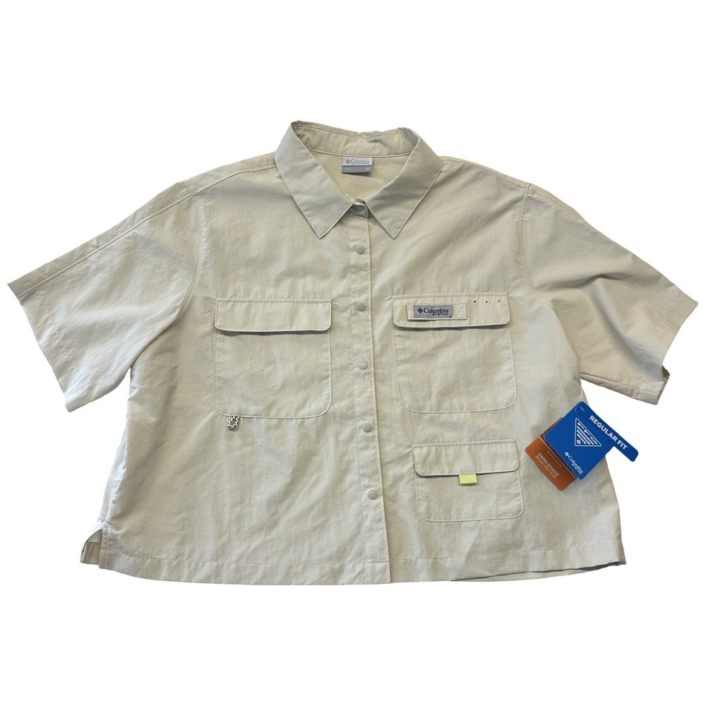 Columbia Sportswear Women's‎ PFG Open Water Shirt UPF 50 sun protection, XXL